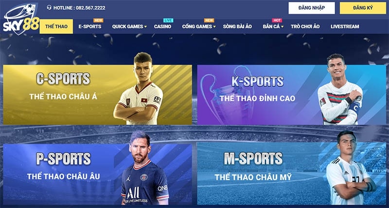 Sky88 - Link đăng nhập mới nhất | Cổng Game thể thao #1 VN 3 Thể Thao
