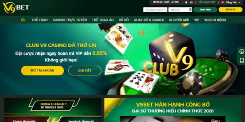 V9BET – Sân chơi cá cược thể thao, casino, lô đề trực tuyến 2 nha-cai-v9bet-1