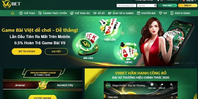 V9BET – Sân chơi cá cược thể thao, casino, lô đề trực tuyến 3 nha-cai-v9bet-2