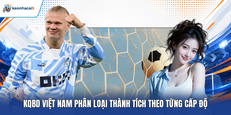 KQBD Việt Nam - Cập Nhanh, Chuẩn Kết Quả Các Đội Tuyển 3 KQBD Việt Nam phân loại thành tích theo từng cấp độ